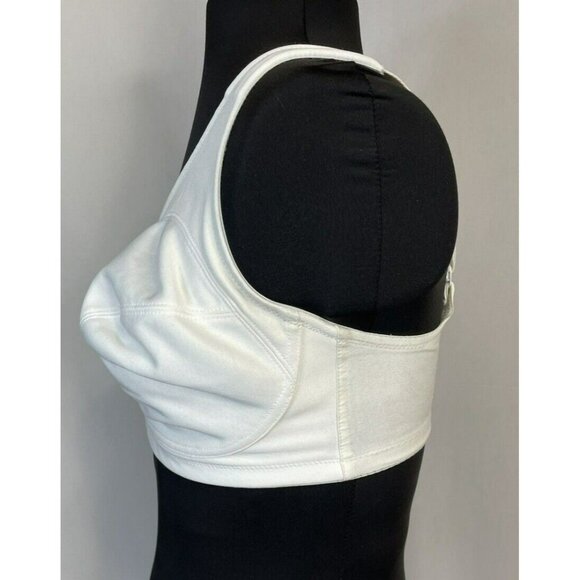 34DDD Lunaire 11111 Sports Bra White Coolmax Underwire  Discontinued - Picture 3 of 9